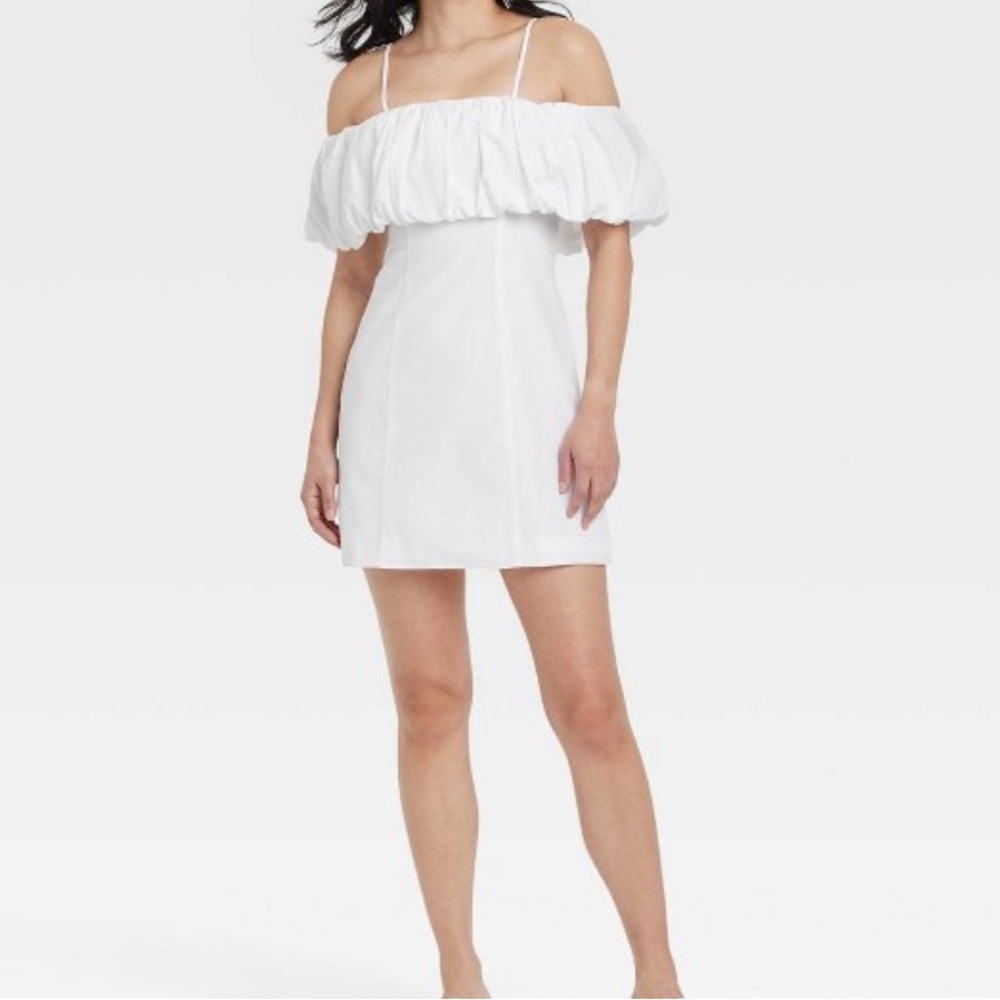 Target Off the Shoulder Dress - White